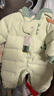 巴拉巴拉童装婴儿羽绒服连体衣宝宝2025新款冬装加厚保暖哈衣爬服萌趣造型 绿色恐龙-白鸭绒 73 cm-充绒量74g 实拍图