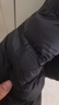 坦博尔轻薄羽绒服女短款连帽百搭休闲秋冬女士外套 黑色 2XL(180) 实拍图