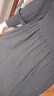 妮缕 针织连衣裙女秋冬季新款内搭挂脖V领毛衣裙小个子打底性感长裙子 黑色 均码（80-130斤） 实拍图