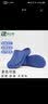 品之德 手术鞋实验室洞洞鞋轻便防滑工作拖鞋 包头护趾透气防臭 深蓝 35-36  实拍图