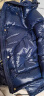 哈吉斯（HAZZYS）品牌童装男童羽绒服冬新品舒适百搭防泼水连帽羽绒服 宝蓝 145 晒单实拍图