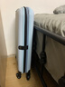JOLLYING超薄11CM可折叠行李箱登机拉杆箱男女放缝隙省空间伸缩密码旅行箱 天青色【加厚PC箱壳】 20英寸 lite-登机箱【三边115CM】 实拍图