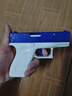 水枪格洛克手动水枪玩具按压式喷水枪空挂回膛呲水枪儿童喷水男孩 格洛克回堂水枪【1个装】蓝色 实拍图