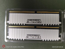 美商海盗船（USCORSAIR）32GB(16G×2)套装 DDR4 3200 台式机内存条 复仇者LPX系列 白色 游戏型 实拍图
