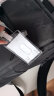 优和（UHOO）工作牌防水PVC证件卡套 24个卡套+24根挂绳 竖式 透明 工作证员工牌胸卡出入证 6656-5灰蓝挂绳 晒单实拍图