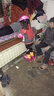 欧神溜冰鞋儿童全套装男女童旱冰轮滑鞋直排轮可调3-5-6-8-10岁初学者 粉色八轮全闪（赠护具头盔全套装） M中码（35-38）适合平时鞋33-37码 实拍图