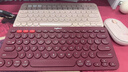 罗技（Logitech）时尚系列 K380 无线键盘 蓝牙办公键盘 女友 便携超薄键盘 笔记本键盘 红色 实拍图