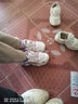 G.DUCKKIDS小黄鸭女童鞋春秋网面透气旋转纽扣女孩公主鞋软底发光亮灯运动鞋 BS-紫色603（双网） 29码 码内长18.1cm 实拍图