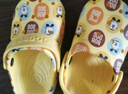 巴布豆儿童拖鞋1-3岁小童防滑凉拖鞋男童女童婴幼儿居家室内宝宝洞洞鞋 米白78-1 24 内长16.5cm 适合脚长15.5-16cm 实拍图