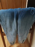 贝孩趣男童裤子儿童牛仔裤秋冬长裤童装中大童冬季加绒加厚男孩束脚裤 H压花牛仔长裤【加绒款】 120 码(建议身高105-115厘米) 实拍图