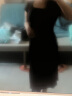 桃伊悠（taoyiyou）纯欲辣妹T恤连衣裙女夏季包臀中长裙修身收腰设计感显瘦鱼尾裙子 黑色 XL 晒单实拍图