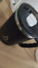 彩致（CAIZHI）304不锈钢马克杯带盖 双层防烫大容量咖啡杯学生水杯 黑色 CZ6650 实拍图