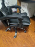 奥伦福特 电脑椅办公椅子电竞椅家用人体工学椅老板椅主播靠背椅皮革转椅 创意工学椅-黑色+搁脚-乳胶坐垫 实拍图