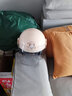 Andes HELMET头盔电动车男女士冬季防风雾四季通用半盔安全帽可爱卡通 米白懵懂熊【新国标透明】 均码 实拍图