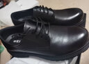 百丽通勤商务正装鞋男秋季系带真皮增高青年皮鞋A1208CM3预售 黑色 39 (245mm) 实拍图