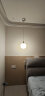 Paulmann P德国柏曼吊灯卧室床头灯简约单头餐桌灯吧台卡座球形灯具 【小号】直径20cm 暖黄光 实拍图