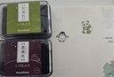 旗牌（Shachihata）Artline 和风自然色防水彩色手指画橡皮章速干手帐油性可爱印台印泥 松叶色 HAC-1-DYG 实拍图
