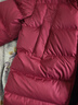 保姆鹅  儿童羽绒服宝宝中长款护脸加厚鸭绒外套防风保暖童装冬[NG2664] 石榴粉 140 实拍图