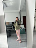 BRELRMON时尚三合一冲锋衣男女短外套风衣夹克秋冬加绒保暖户外滑雪登山服 DZ23658浅绿-男女同款 M 实拍图