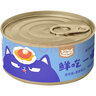 WOWO猫罐头猫零食 猫湿粮成猫幼猫宠物浓汤补水罐 鸡胸肉鹌鹑蛋味1罐 实拍图
