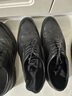 金利来（Goldlion）男鞋正装皮鞋时尚男士布洛克鞋商务舒适牛津鞋58023068101A黑色38 实拍图