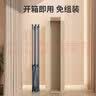 华峰晾衣架落地折叠阳台晒衣架室内卧室挂衣架简易衣架晒被子落地架 【白色双杆】长度可伸缩+万向轮 实拍图