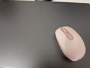 罗技（Logitech）M196 无线蓝牙鼠标 办公鼠标 笔记本商务办公家用 小巧便携 对称手型 玫瑰粉 实拍图