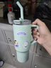 小米吸管保温杯 大容量男女士冰霸杯 巨无霸水杯 316L不锈钢保冷杯子 【吸管杯-青柠绿】 1000ml 实拍图