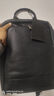 左森男士真皮双肩包头层牛皮背包软皮书包休闲旅行包大容量电脑包 实拍图