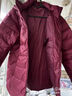 雪中飞90鸭绒轻薄款羽绒服女士可脱卸帽中老年妈妈装秋冬保暖外套180 实拍图