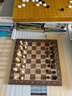 A&A/领御高档国际象棋套装便携实木贴皮棋盘西洋棋教学专用CHESS 实拍图