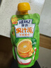 亨氏（Heinz）宝宝婴儿辅食水果苹果香芒香蕉黑加仑各3种口味果汁泥套装 120g*6 实拍图