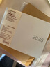 无印良品（MUJI）PVC封面月周记笔记本/2024年12月开始 2025手账本计划本记事本日程本本 88张/灰白色/B6横款 实拍图