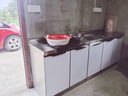 京乘简易橱柜不锈钢家用储物柜组装灶台柜厨柜厨房一体柜子经济型定制 定制尺寸专拍 晶钢门 实拍图