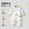 贝肽斯儿童睡衣秋冬夹棉恒温款连体衣男童女童宝宝纯棉家居服衣服 实拍图