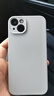 品胜 适用苹果15Plus手机壳 iPhone15Plus柔性液态壳全包防摔防磨亲肤男女款超薄保护套软壳 钛灰色 实拍图