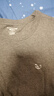 三枪（THREEGUN）【新疆棉】秋衣秋裤男套装加厚纯棉女保暖内衣抗静电情侣打底睡衣 男 深麻灰（圆 领） 3XL /185仅男款，女款无货勿拍 实拍图