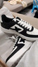 特步男鞋运动鞋空军一号情侣板鞋百搭休闲鞋时尚耐磨防滑运动鞋潮板鞋 黑/帆白【男款】 41 实拍图