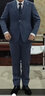 威可多（VICUTU）父亲节男士西装【小蓝西二代】商务正装礼服外套新郎伴郎结婚西服 西服170B或西裤81 晨雾蓝上衣（2代） 实拍图