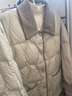 坦博尔轻薄饼干羽绒服女短款翻领保暖时尚韩版外套TD236266 奶茶棕 L 170/92A 实拍图