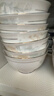 红牡丹 陶瓷金边米饭碗轻奢面碗汤碗家用景德镇餐具中式碗组合乔迁碗碟 一季花开描金5英寸高脚碗10个 实拍图
