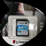 金士顿（Kingston）64GB SD存储卡 U3 V30 相机内存卡 高速sd卡大卡 4K超高清拍摄 读速170MB/s  实拍图
