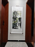 名人字画招财山水画靠山图国画客厅办公室装饰画中堂玄关走廊挂画竖幅卷轴 小桥流水人家 卷轴140*60CM 实拍图
