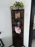 竹可心 新中式角柜转角柜转角置物架客厅墙角架边柜茶叶架书柜三角柜子 实拍图