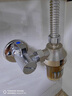 九牧角阀全铜球形三角阀全开大流量球阀四分热水器马桶带滤网家用角阀 全开大流量球阀-1冷1热套装 实拍图
