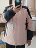 啄木鸟冲锋衣外套女春秋冬季三合一可拆卸防风防水定制潮牌新款登山风衣 女款粉色（外套+内胆） XL 实拍图