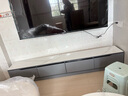 欧来比岩板电视柜茶几组合套装现代简约家用电视柜小户型家用电视机地柜 灰色+白色岩板【加厚进口岩板】 2米四抽电视柜 实拍图