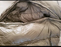 黑冰（BLACKICE）新标准【彩蝶系列鸭绒信封式羽绒睡袋】户外露营防风成人睡袋 彩蝶1500(新标准)/军绿 实拍图