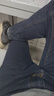 真维斯（JEANSWEST）牛仔裤男2025秋季轻商直筒修身牛仔长裤男黑色常规36 实拍图