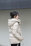 波司登（BOSIDENG）2025年新款泡芙羽绒服短款明星同款可收腰显瘦脱卸帽90绒外套 燕麦色7185 XS 155/80A充绒量172g 体重约110以内充 实拍图
